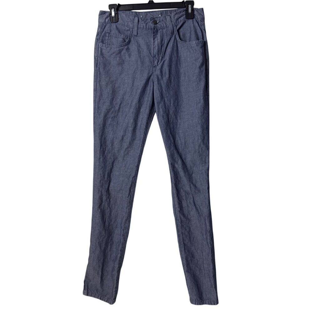 Joes Womens Blue Slim-Fit Straight Leg Denim Pants Size 27